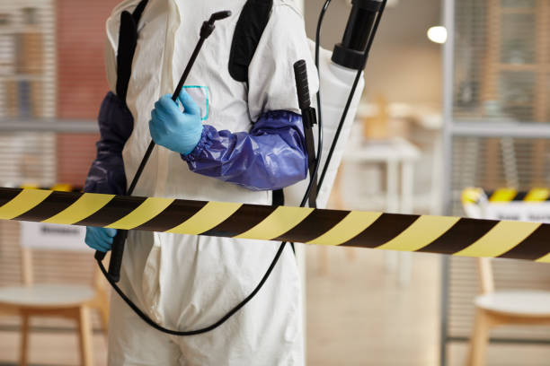 Professional Biohazard technician working in Garrison, TX